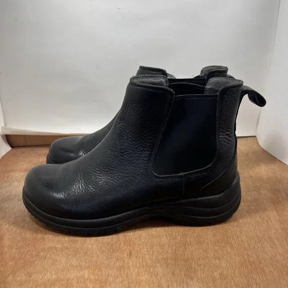 Dansko Chelsea Boots Black Leather Size EU 44 / US 10.5 with  display picture 3